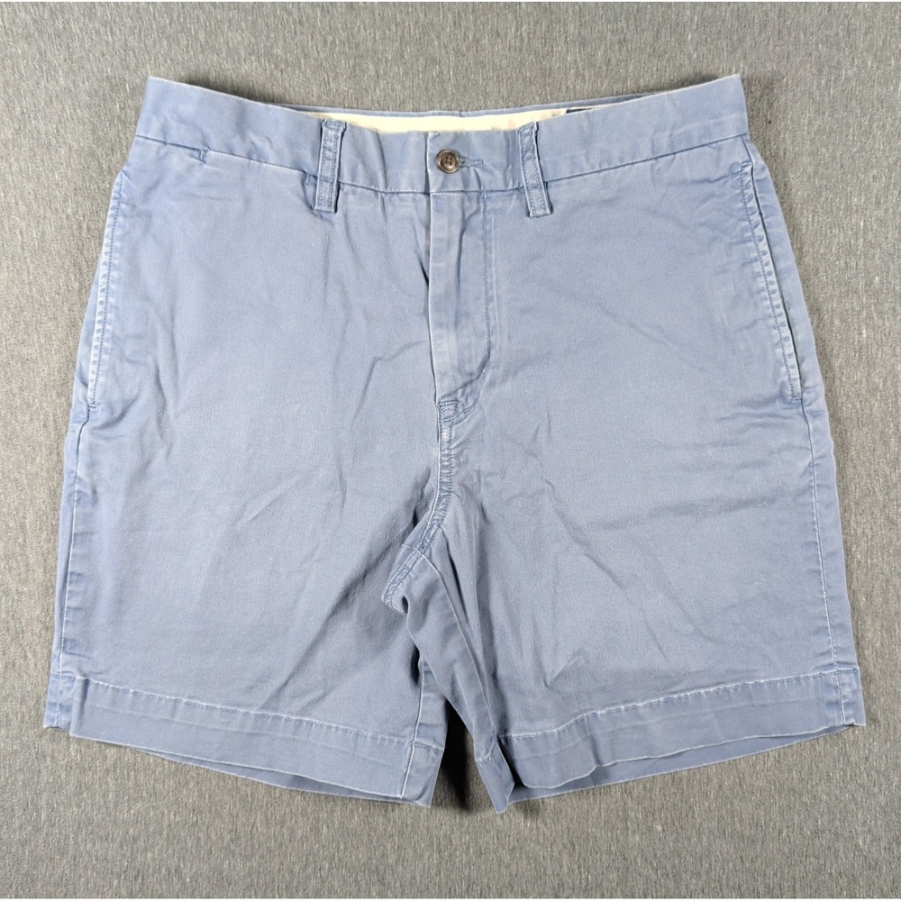 POLO Ralph Lauren Chino Shorts Men's Sz 30 Stretch Classic Fit Light Blue PREPPY